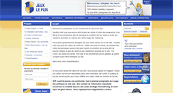 Desktop Screenshot of jeuxlefun.com